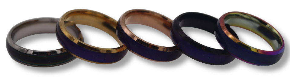 AuraShift Color-Shifting Mood Rings - Express Your Mood with Style