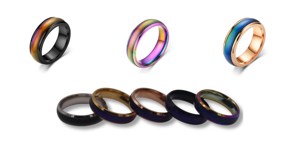 AuraShift Color-Shifting Mood Rings - Express Your Mood with Style