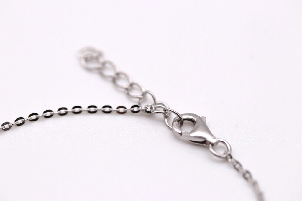 Sterling Silver Infinity Heart Cubic Zirconia Bracelet