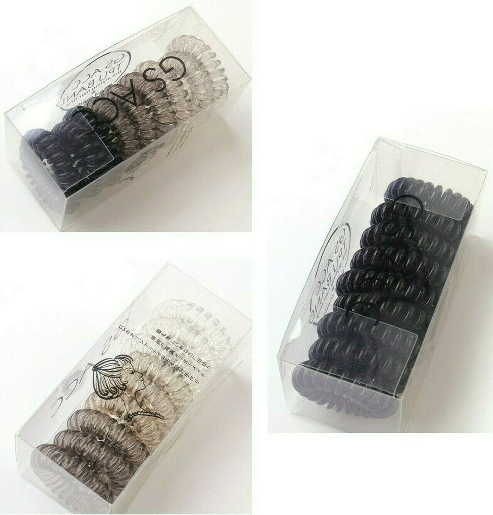 Spiral Hair Ties - Combo: 3 Boxes Of 9 PC Set