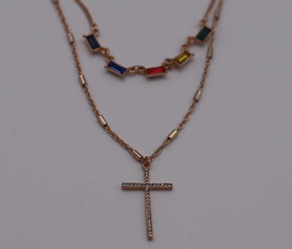 Cross & Charms Necklace